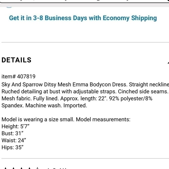 nwot sage dress - Picture 4 of 5